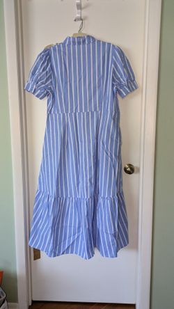 Blue & White Striped Linen Look Dress By Utcoco NWT for Sale in Queens, NY  - OfferUp
