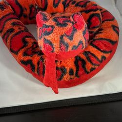 Plush Red And Orange 5foot Long Snake 