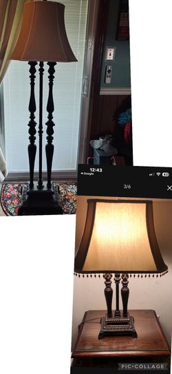 Signature by Ashley Set of 3 Lamps- 2 Table 1 Floor $100