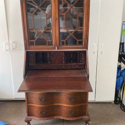 Cherry Wood Secretary