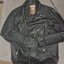 Point Blanc Leather Jacket Large