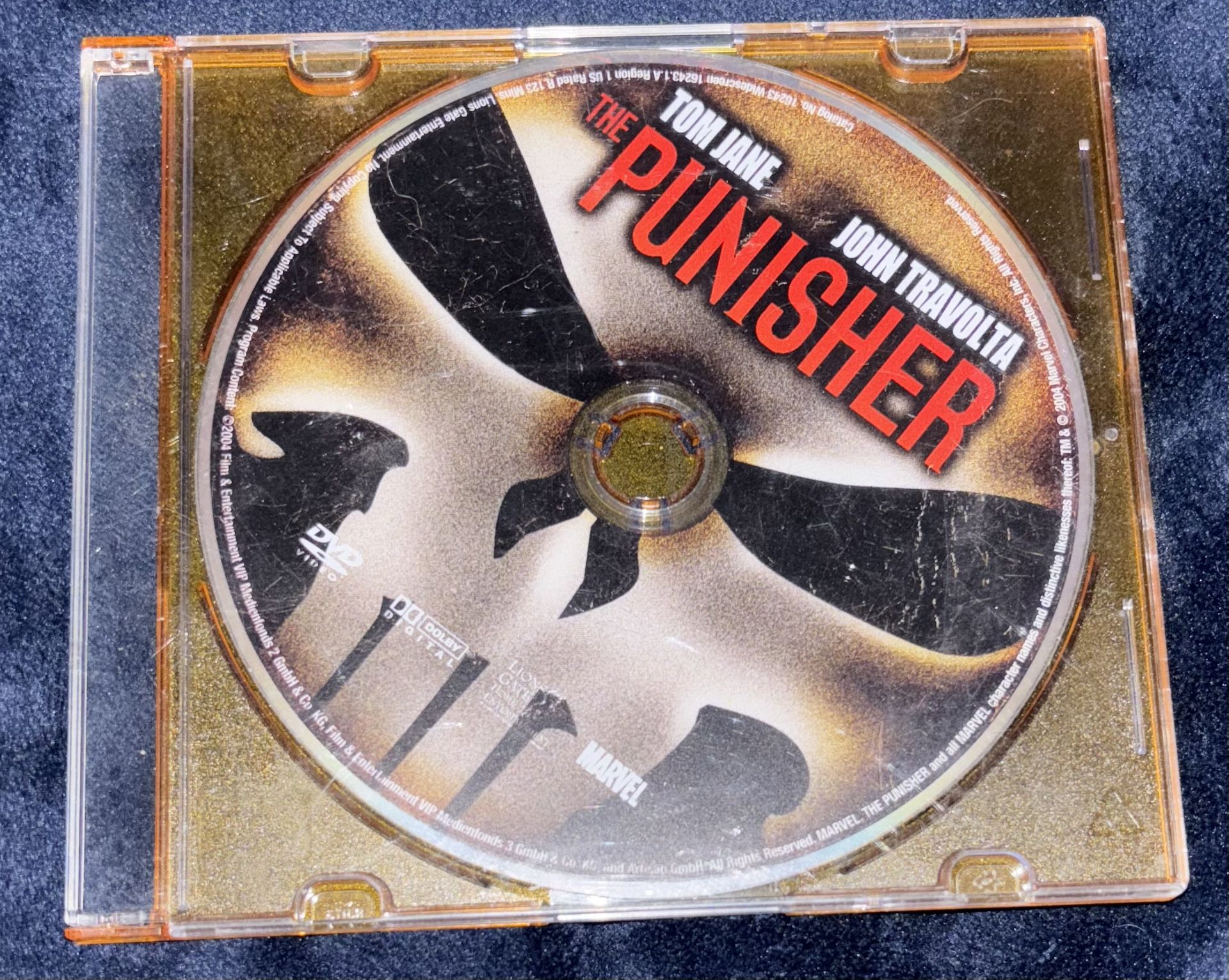 The Punisher Movie On DVD (2004) Marvel
