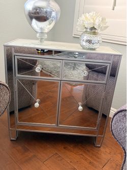 Mirror side table