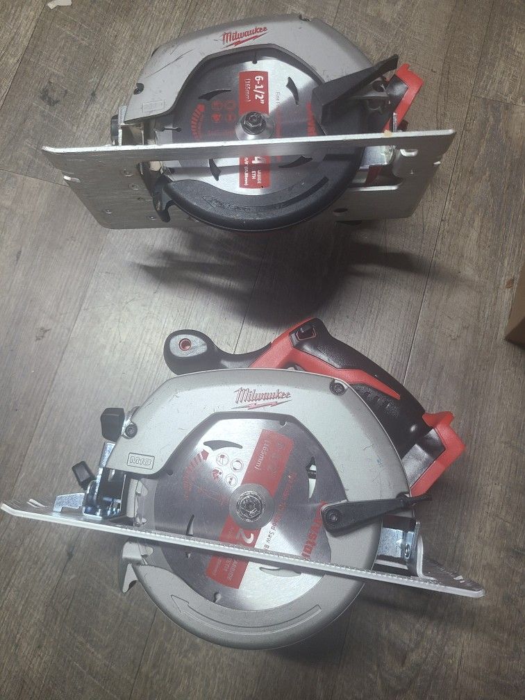 Milwaukee
M18 18V Lithium-Ion Cordless 6-1/2 in. Circular Saw (Tool-Only)$99 eac