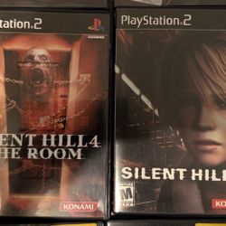 Silent Hill 3 And silent Hill 4 The Room  For PS2 