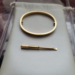 Cartier 18K Bracelet With Screwdriver And Earrings $1500 Pickup In Oakdale 