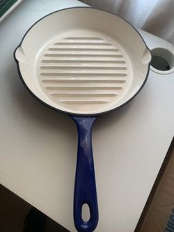 Rachae Ray 11-inch Blue Enameled Cast Iron Pan
