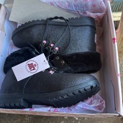 kk castro call black boots for girl size 4 new $50 obo 