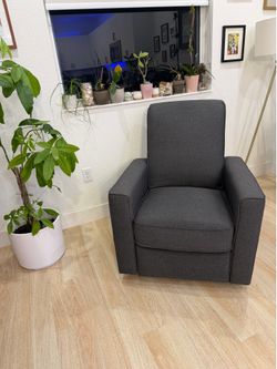 Rocking Rotating Recliner With Leg Rest