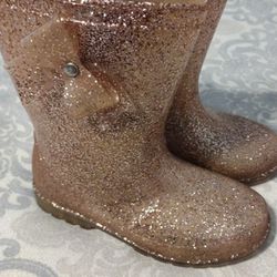 Glitter Rain Boots Size 11 