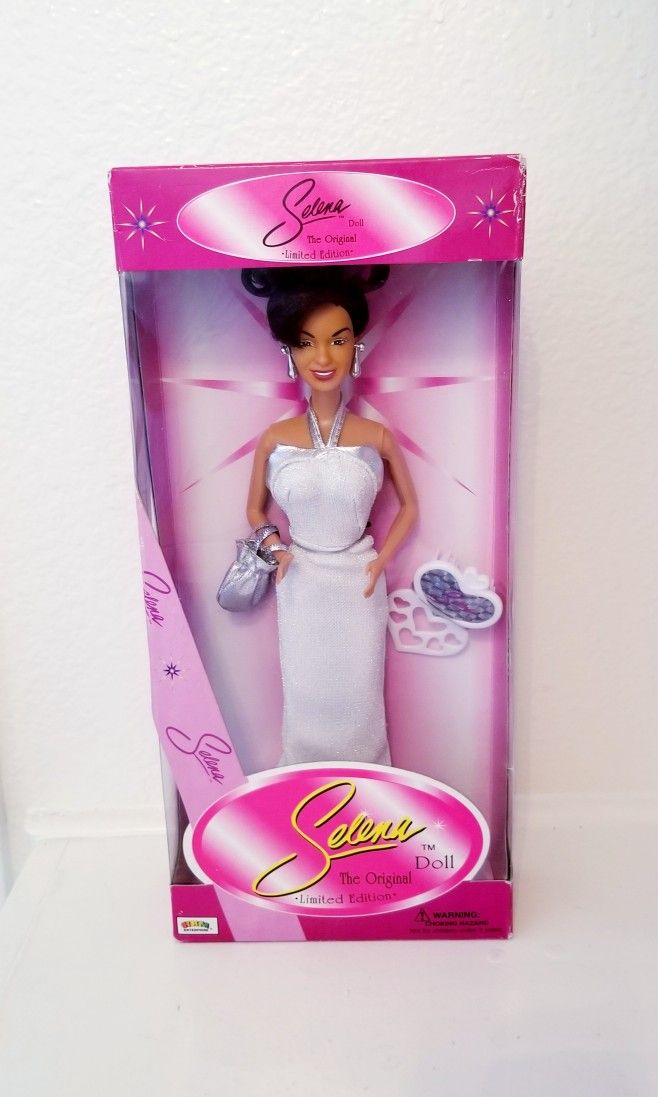 Selena Quintanilla Doll Grammy White Dress