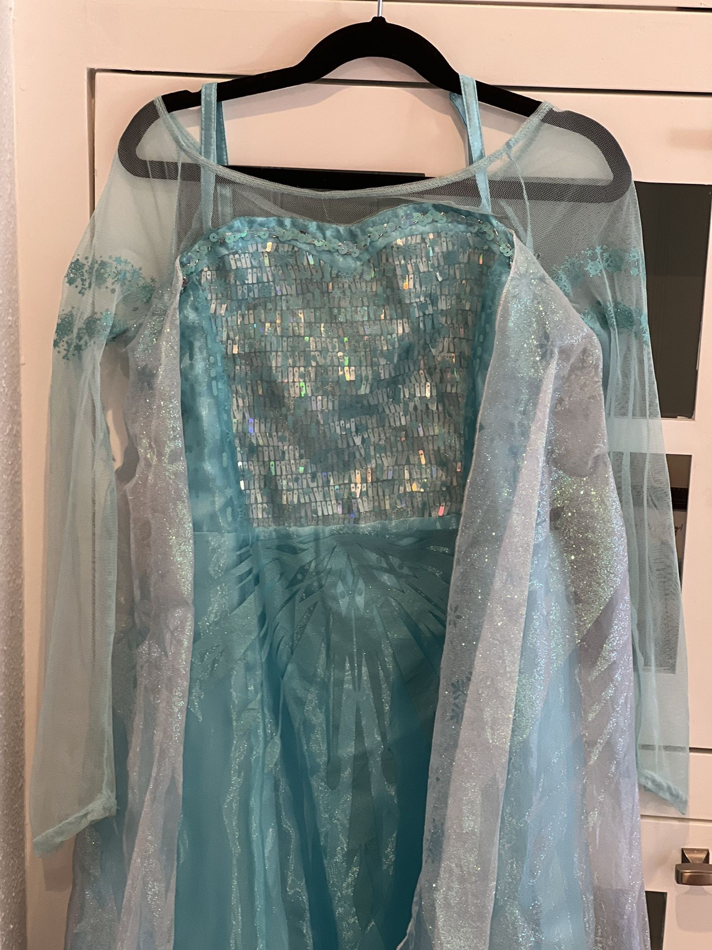 Frozen Elsa Costume Dress With Braid