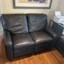 Leather Love seat Recliner