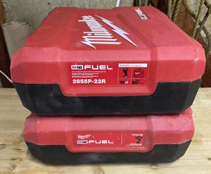 Two Empty Milwaukee Boxes 