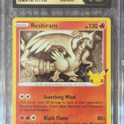 CGC Pristine 10 Reshiram 002/025 
