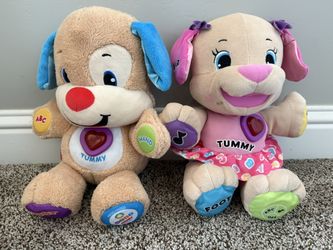 Boy & Girl Laugh & Learn Puppy Toys Fisher Price
