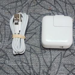  Apple 12W USB Wall Power Adapter with Lightning Cable for iPad and iPhone