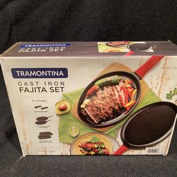 Cast Iron Fajita Set 