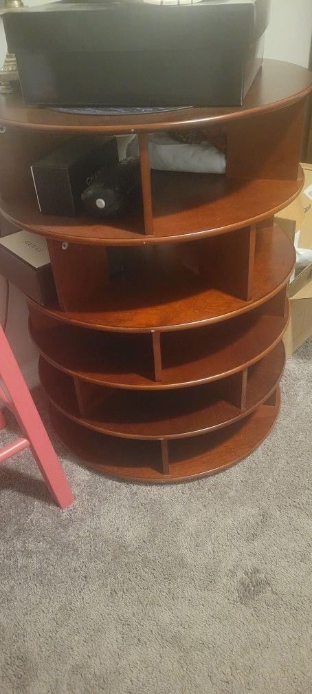 Cherry Wood Shoe & Clothes Storage