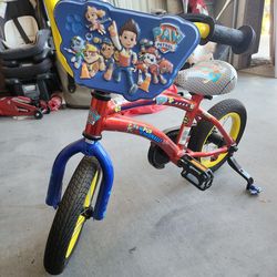 Paw patrol 12 in tires bike
