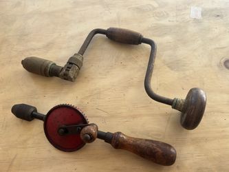 Stanley Brace + "Egg Beater" Hand Drill