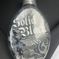 Solid Black Tanning Lotion 