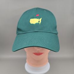 American Needle Masters Augusta Georgia Leather Strapback Green Hat