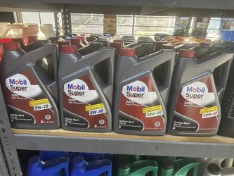 Mobil Super Motor oil 5W20 5W30 10W30 10W40