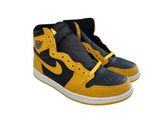 JORDAN 1 HIGH POLLEN USED MENS SZ 9 AUTHENTIC 