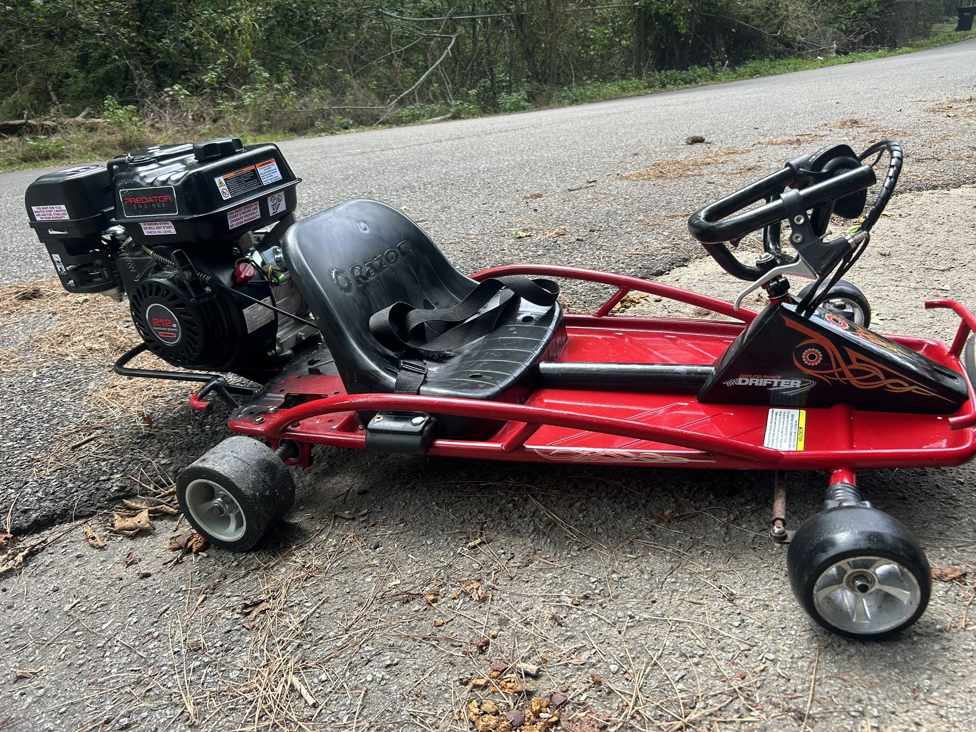 Razor drift go-kart 212cc