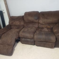 Sofa Con Dos Lados Reclinables 