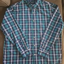 Ralph Lauren Chaps Men's Designer Shirt Size XXL