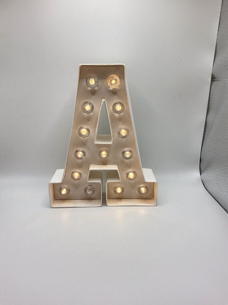 Light Up Letter A