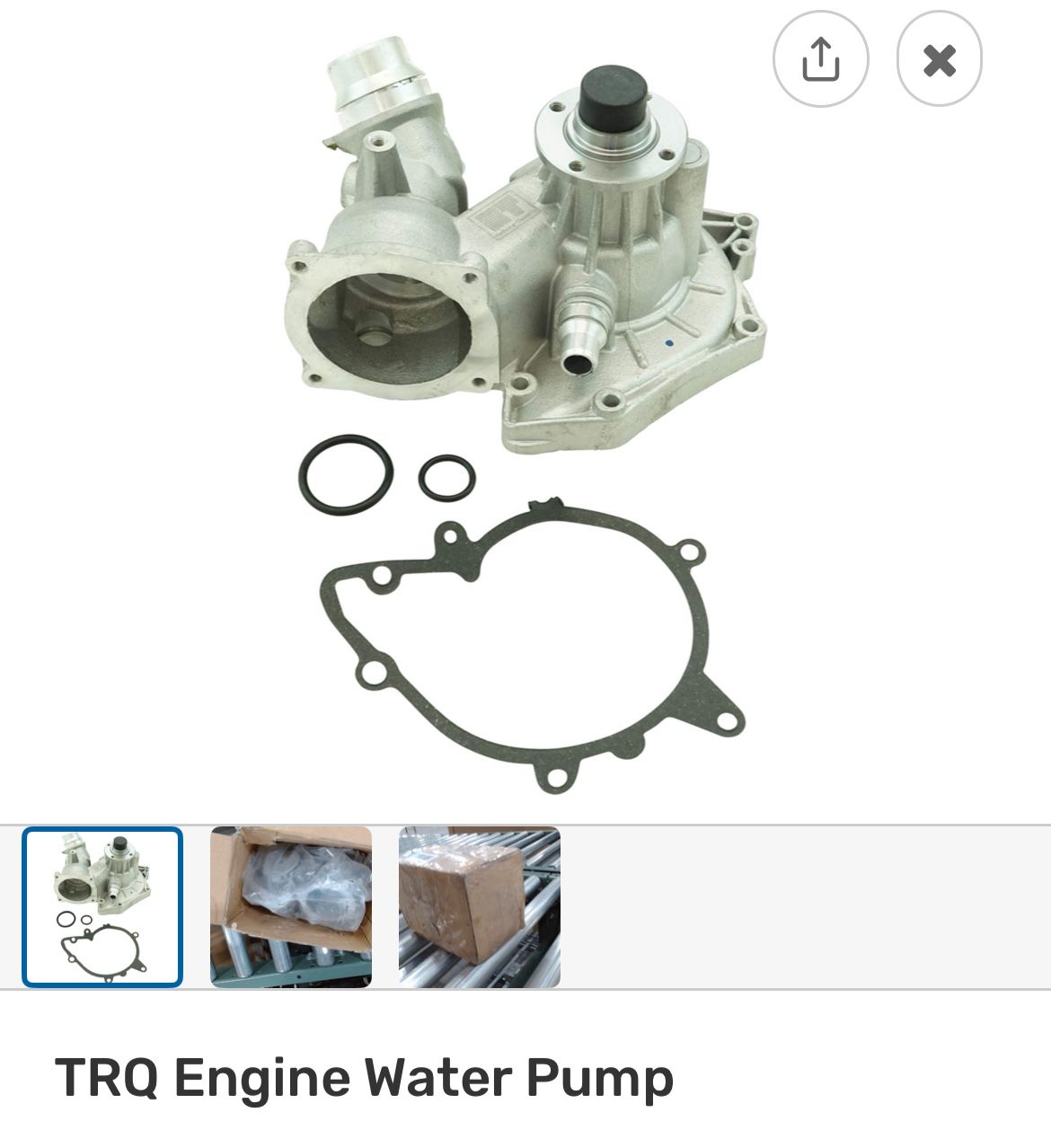 TRQ Engine Water Pump