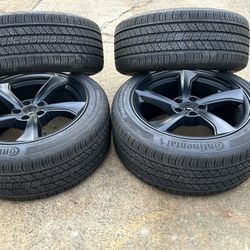 WE DELIVER  4x 2025 Tesla Model Y Juniper Wheels Rims Crossflow 19X9.5J  CONTINENTAL TIRES 