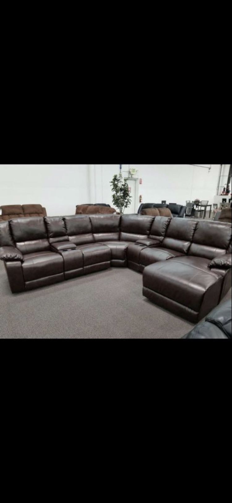 New sofa has recliners chaise $1500