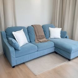 Blue Vinliden Sectional Couch from IKEA 🛋️  Free Delivery & Financing Available! 🚚