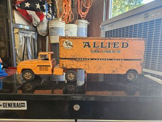 Vintage 1(contact info removed)'s Tonka Allied Van Lines Tractor-Trailer