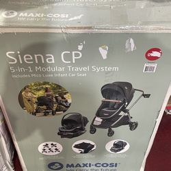 Maxi-Cosi Zelia™ Luxe 5-in-1 Modular Travel System in New Hope Black