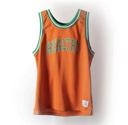 Midnight Organic X Larry June Mens HEALTHY #91 Basketball Jersey size Small