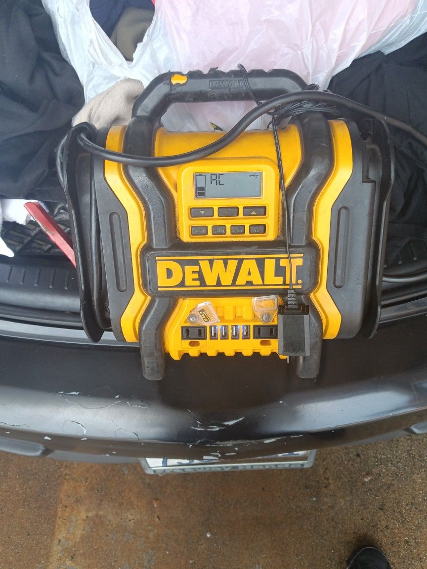 DeWalt Battery Charger And Air Compressor