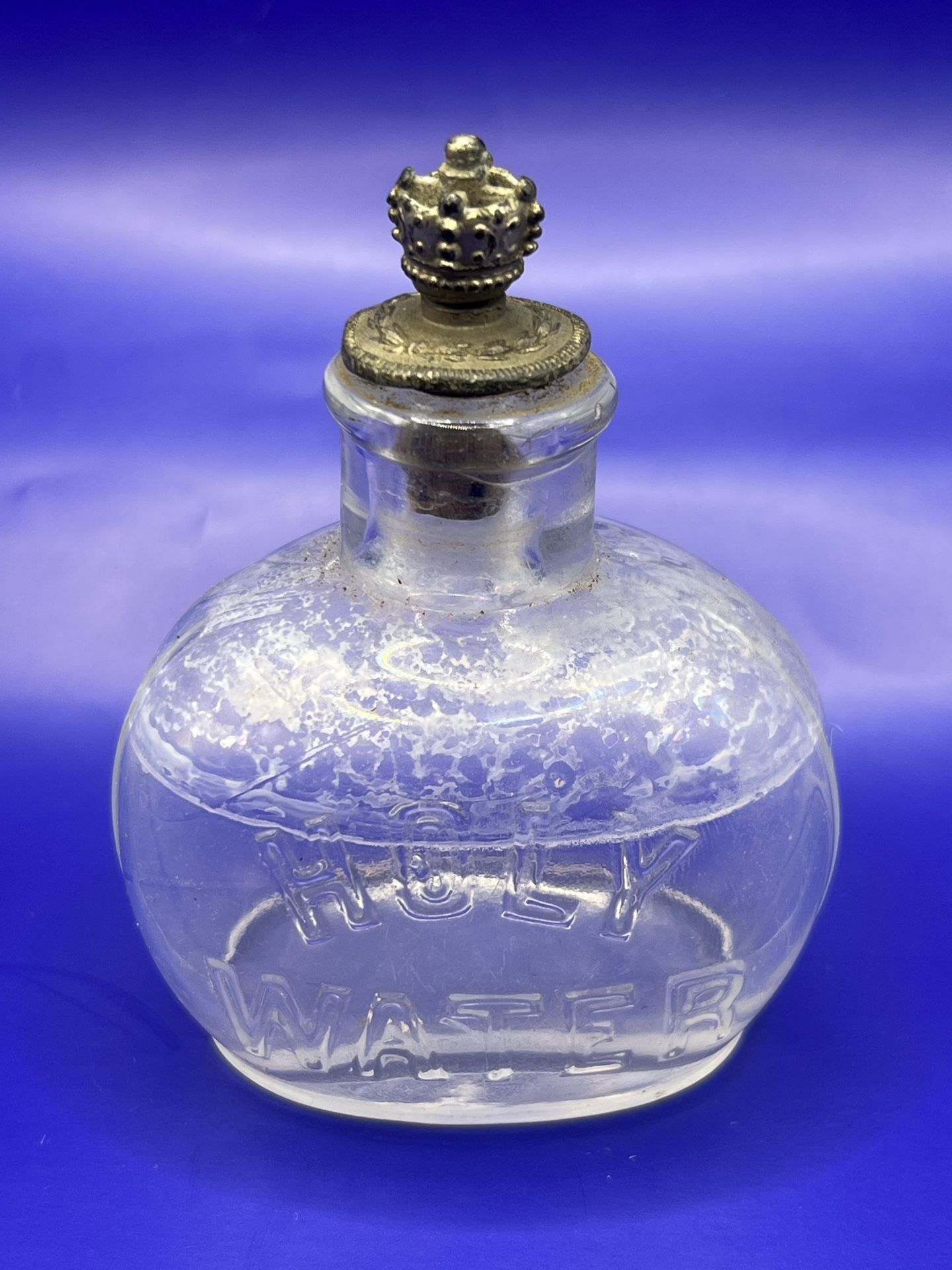 Vintage Bottle Holy Water Very Old