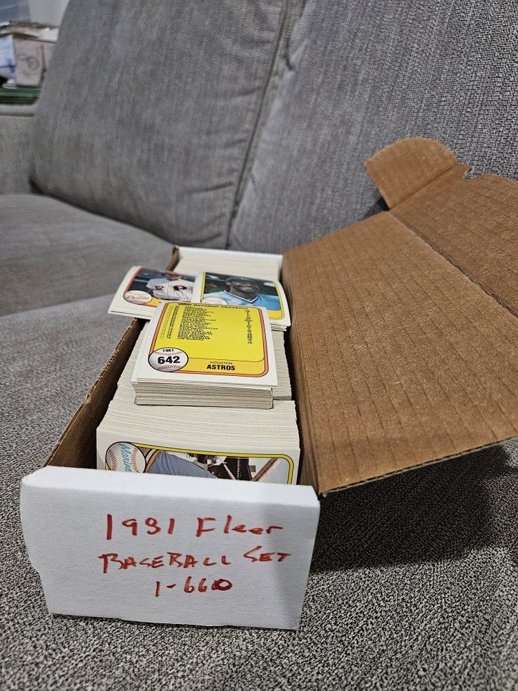 1981 Fleer Baseball Complete Set (NM)