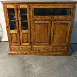 Oak Entertainment Center