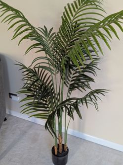 3.4 ft tall artificial palm tree