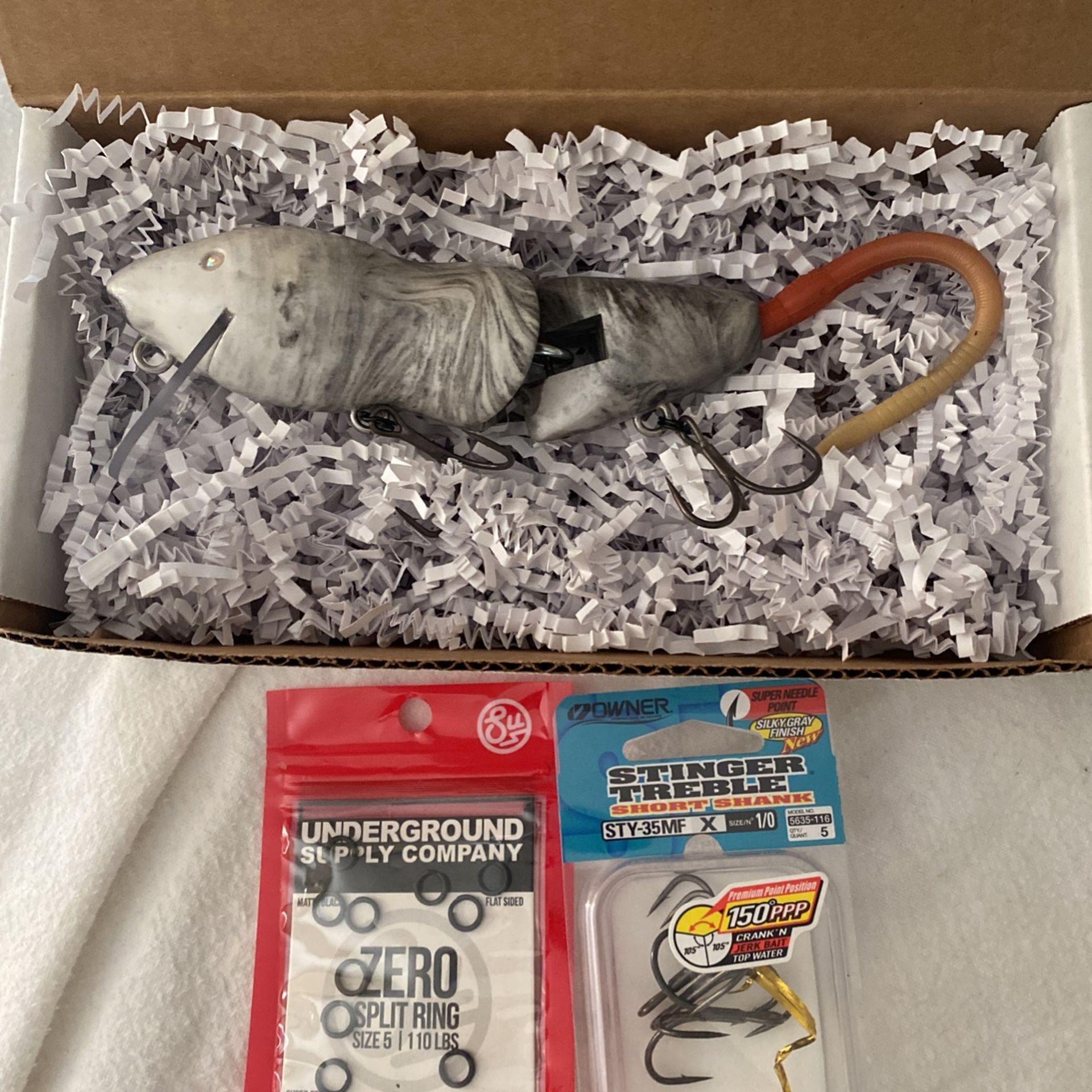 PB Rat Swimbait With Underground And Owner Hardware