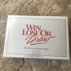 Win, Lose or Draw Board Game 