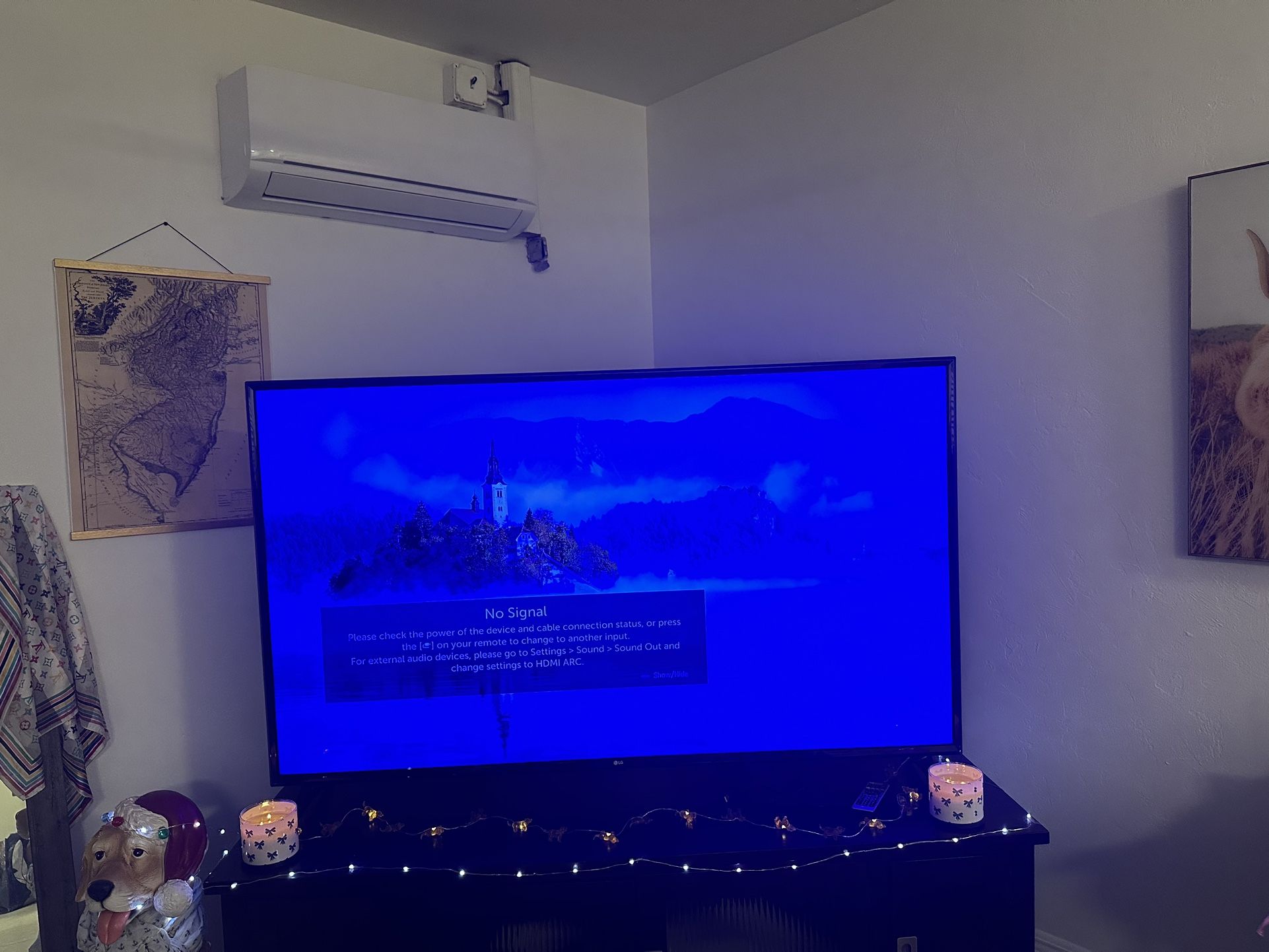 Two TVs. 65” And 50” Together. Vizio And LG