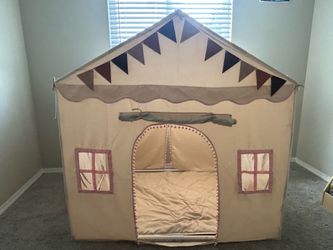 Tan/Pink Play tent