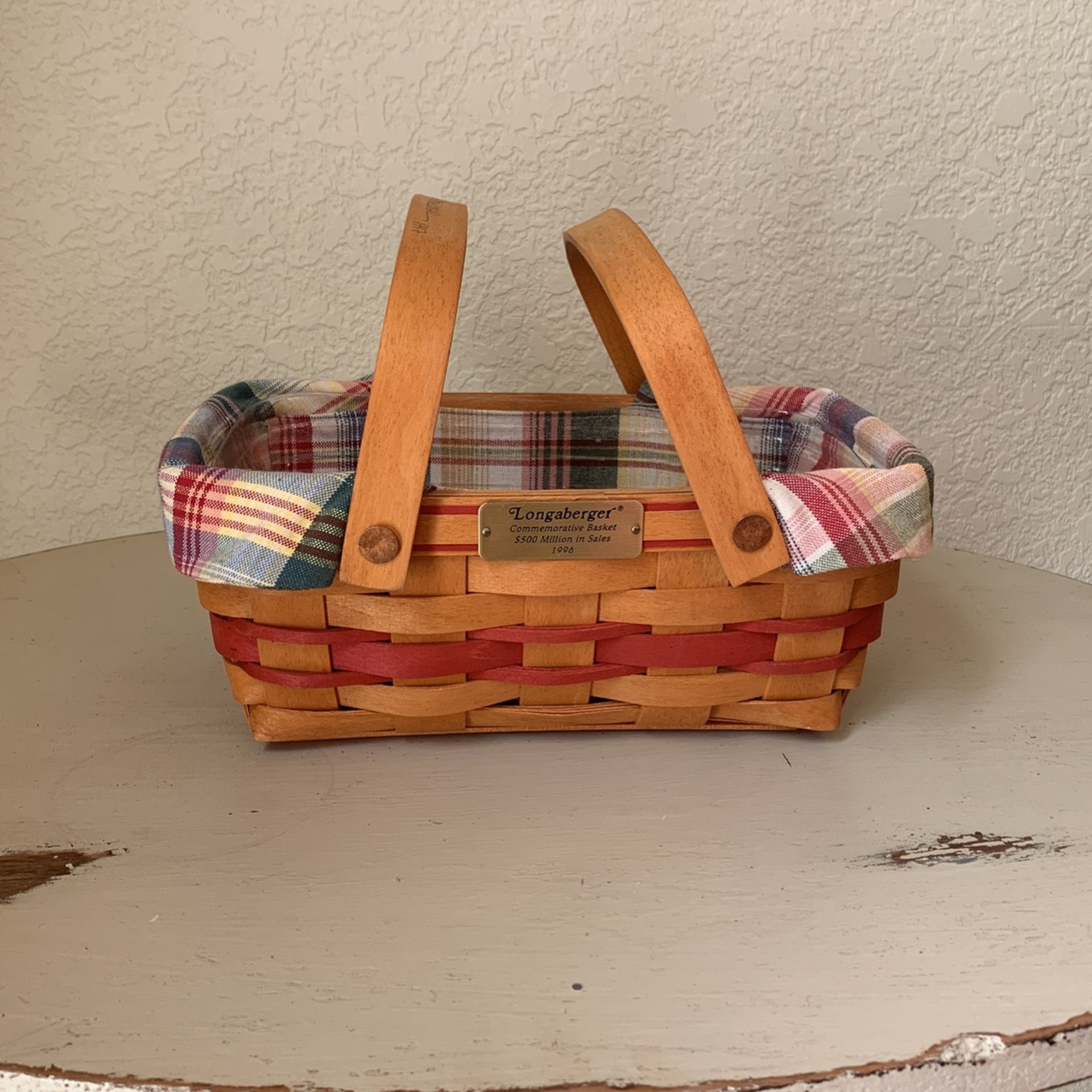 Longaberger 1996 Commemorative Basket - Signed By Tami Longaberger